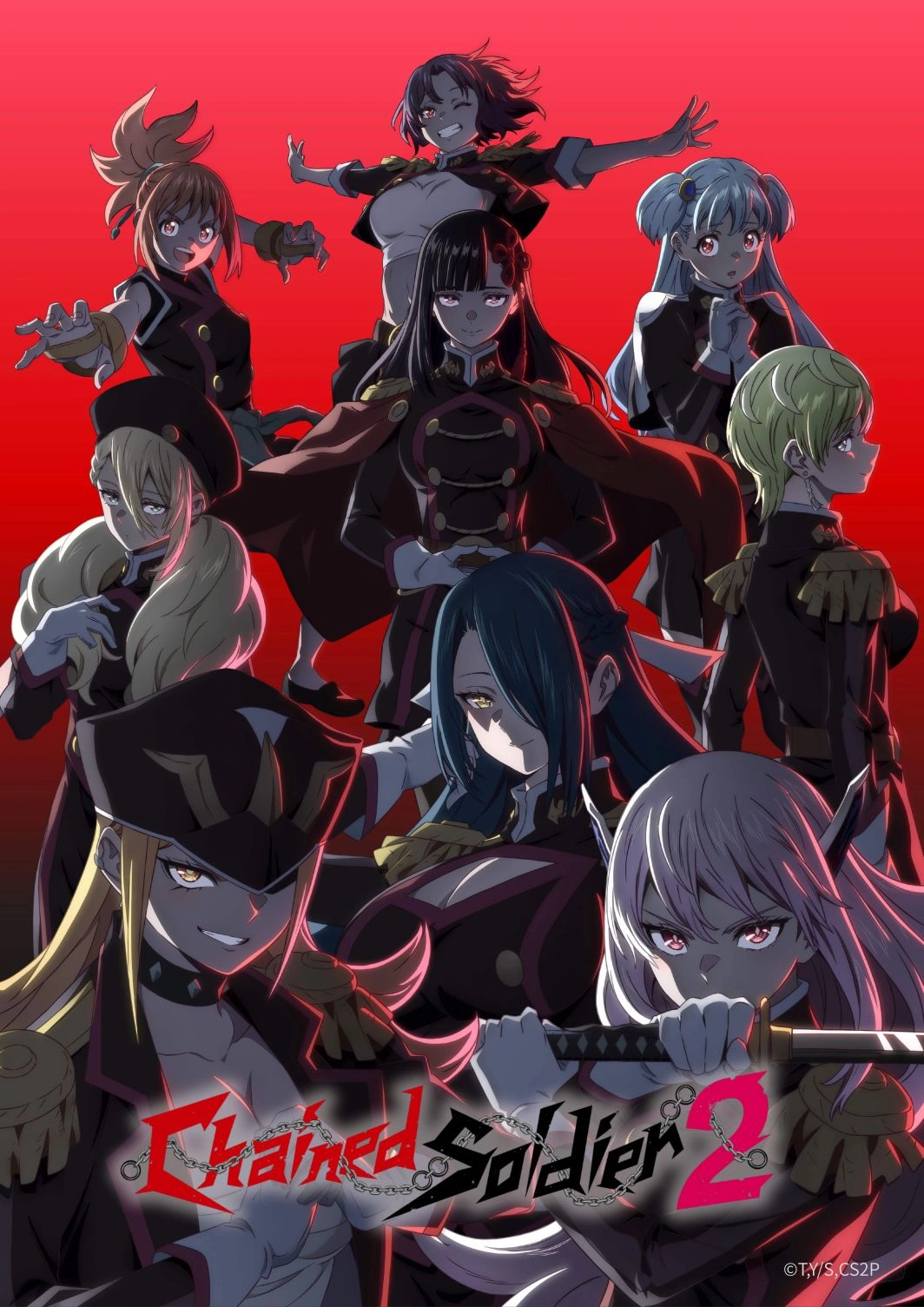 HIDIVE anuncia estreia de Chained Soldier temporada 2 e novos animes no Anime Frontier